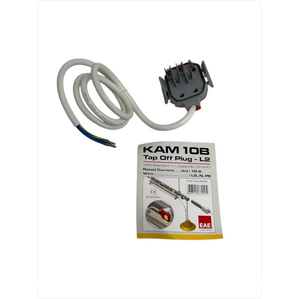 Enchufe eae kam 66920 10b l2 ip55 (con 0,75 m de cable)